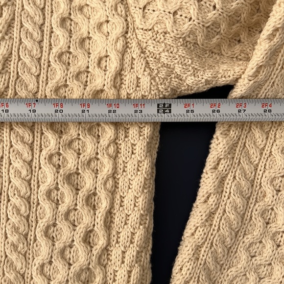 NWT ARAN MOR Ireland Marino Wool Sweater - Picture 5 of 7